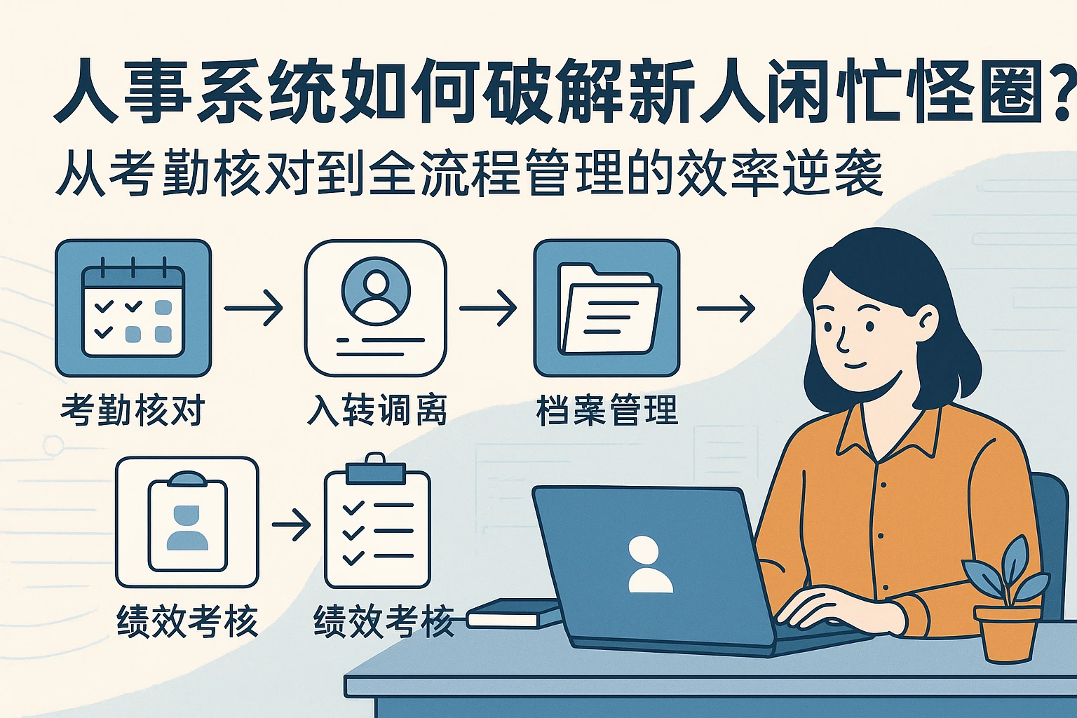 人事系统如何破解新人资“闲忙怪圈”？从考勤核对到全流程管理的效率逆袭