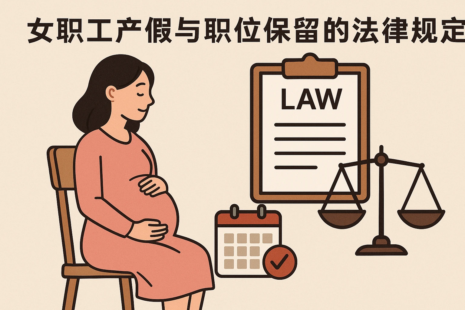 2. 女职工产假与职位保留的法律规定