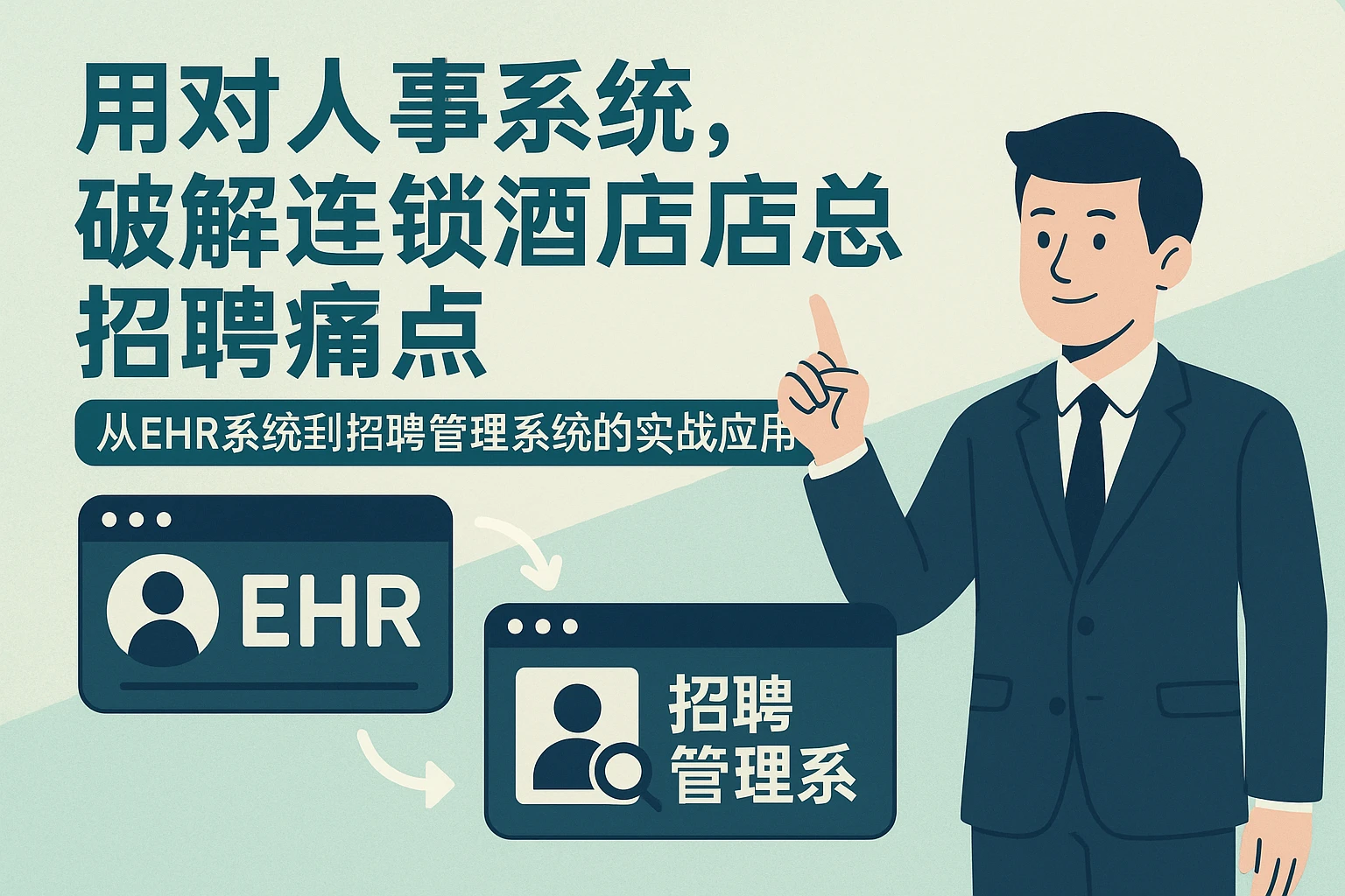 用对人事系统，破解连锁酒店店总招聘痛点——从EHR系统到招聘管理系统的实战应用