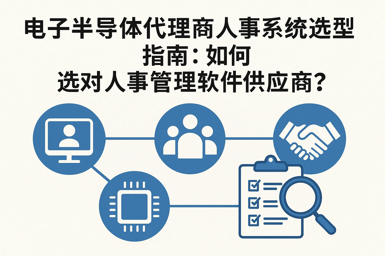 电子半导体代理商人事系统选型指南：如何选对人事管理软件与供应商？
