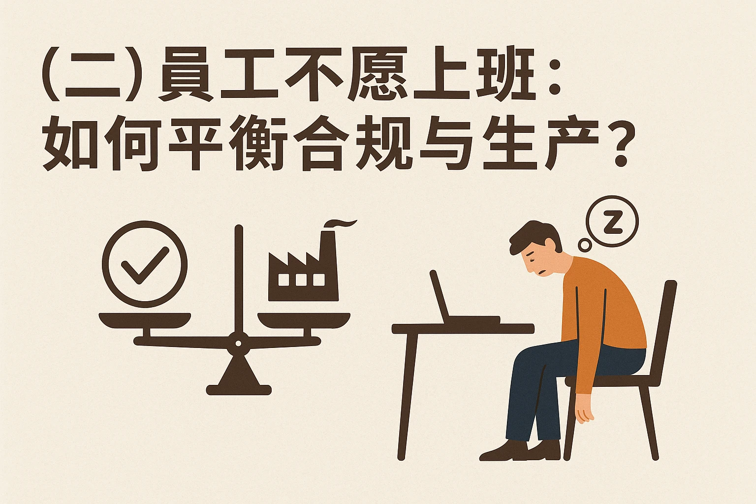 （二）员工不愿上班：如何平衡合规与生产？