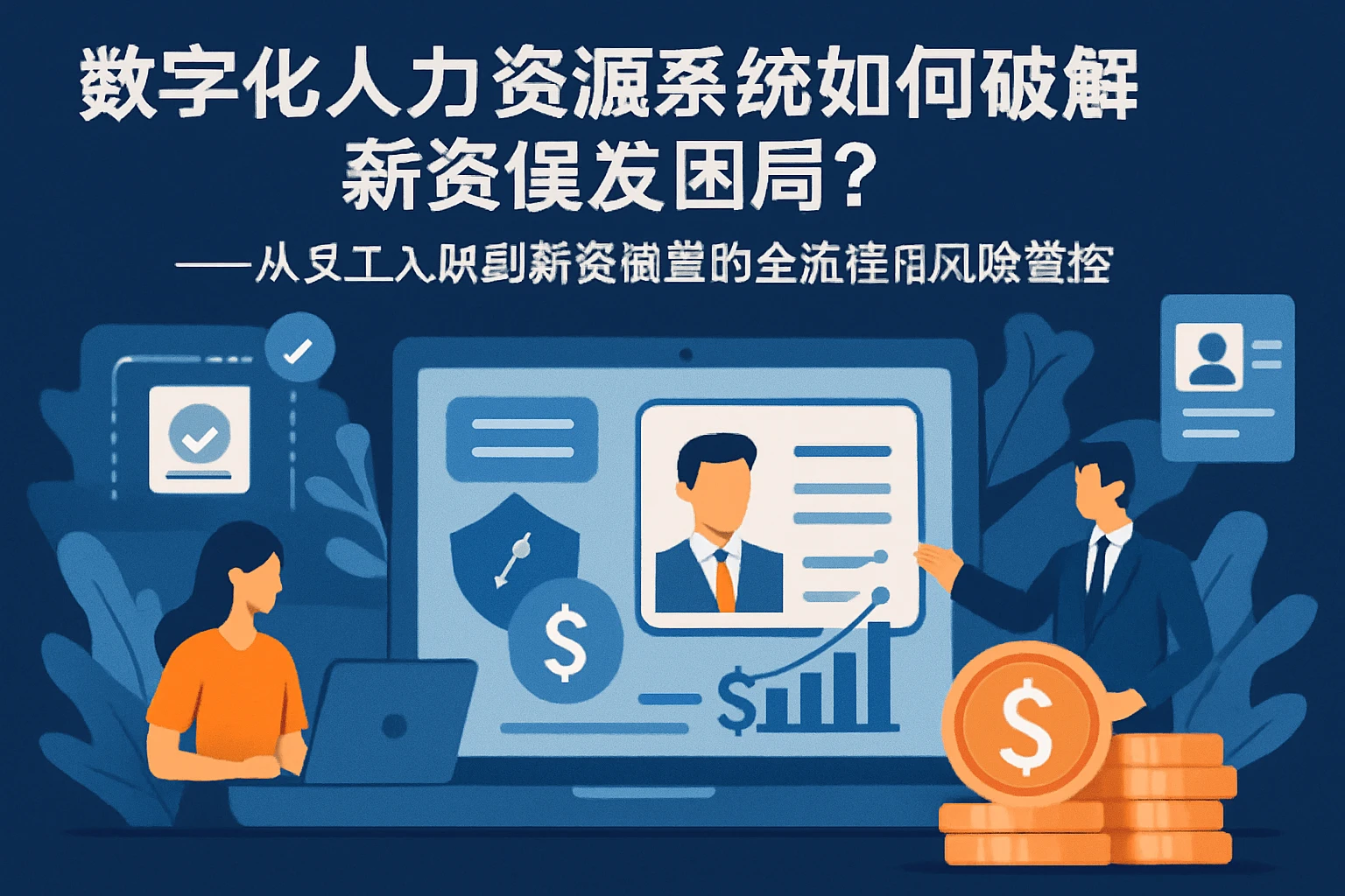 数字化人力资源系统如何破解薪资误发困局？——从员工入职到薪资调整的全流程风险管控