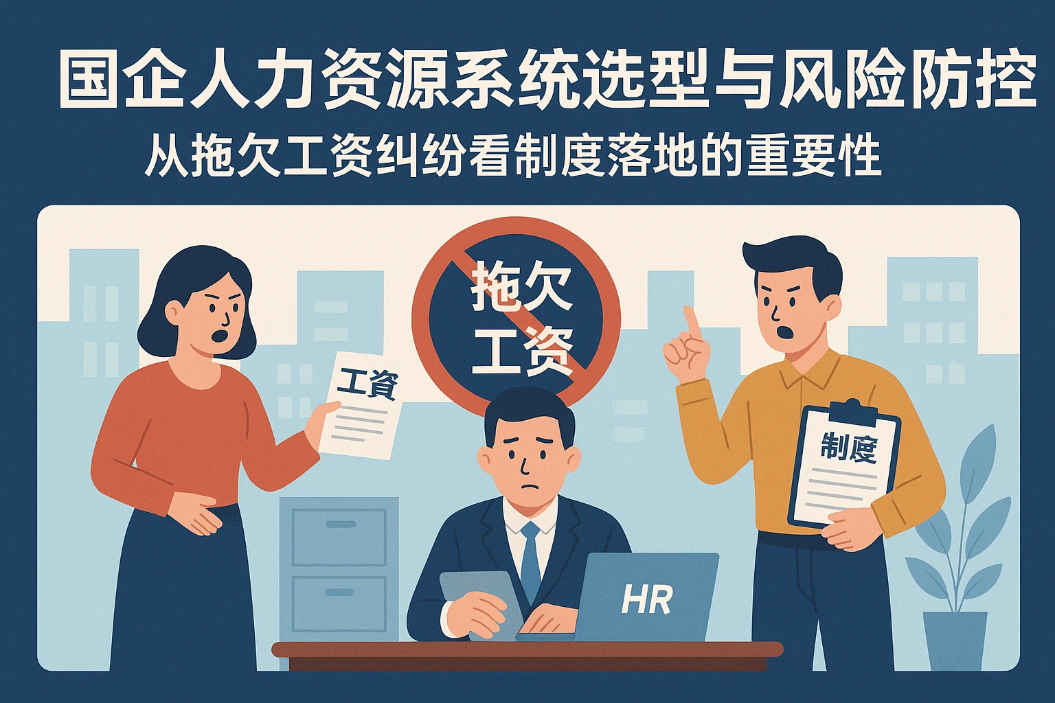 国企人力资源系统选型与风险防控：从拖欠工资纠纷看制度落地的重要性