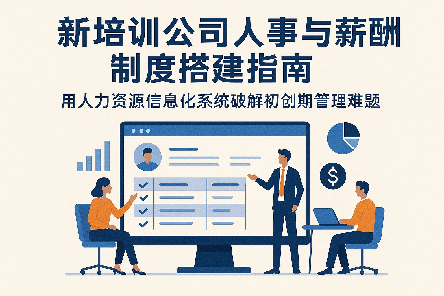 新培训公司人事与薪酬制度搭建指南：用人力资源信息化系统破解初创期管理难题