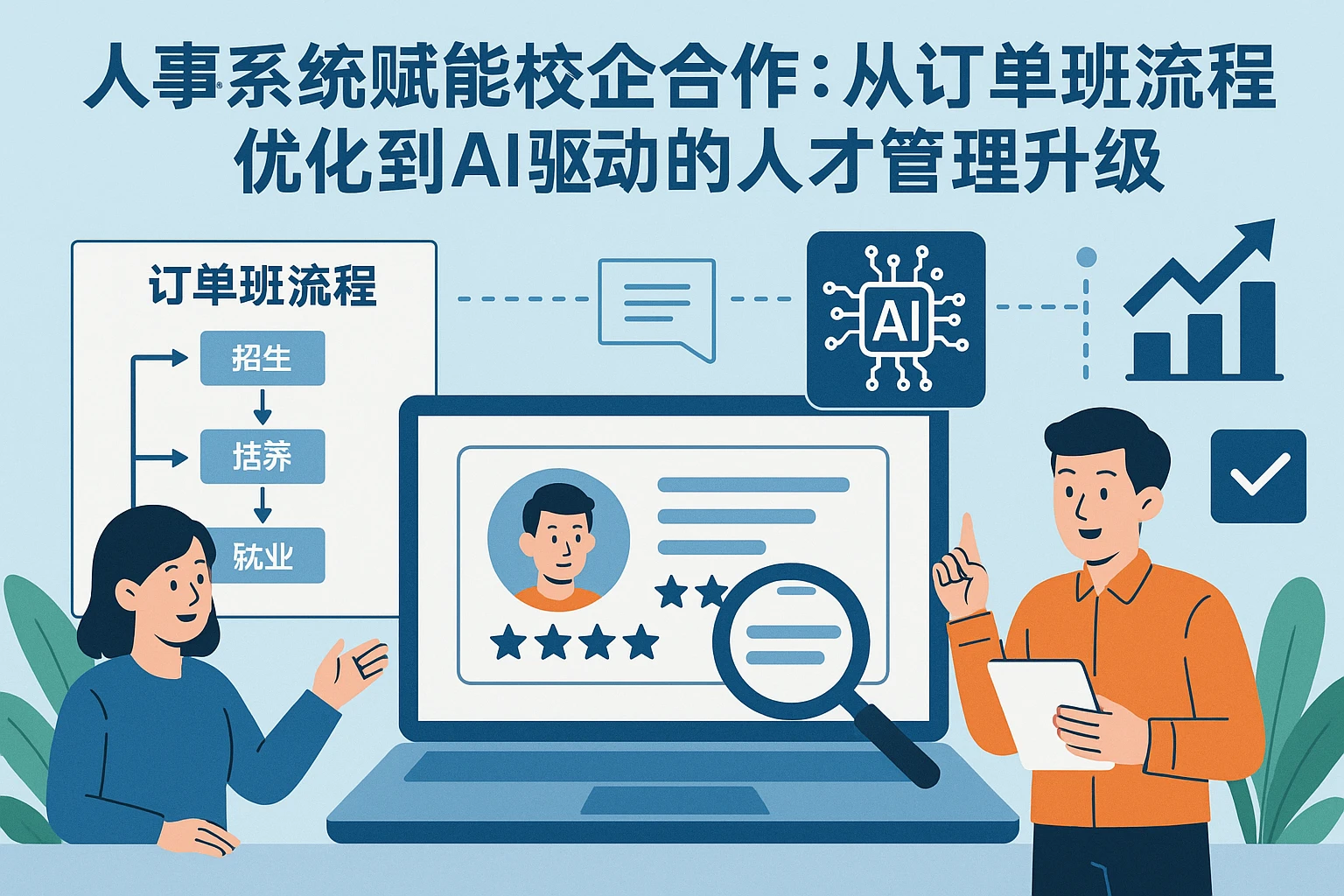 人事系统赋能校企合作：从订单班流程优化到AI驱动的人才管理升级