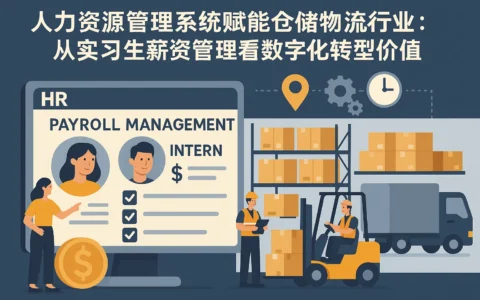 人力资源管理系统赋能仓储物流行业：从实习生薪资管理看数字化转型价值