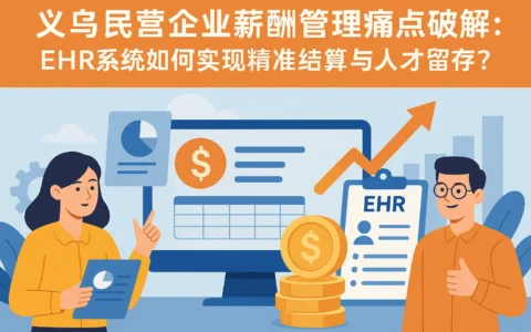 义乌民营企业薪酬管理痛点破解：EHR系统如何实现精准结算与人才留存？