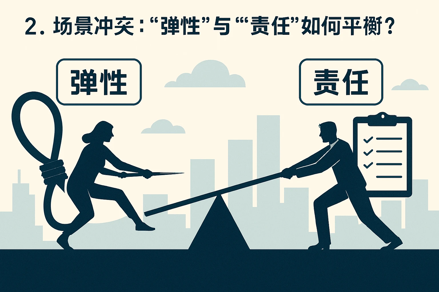 2. 场景冲突：“弹性”与“责任”如何平衡？