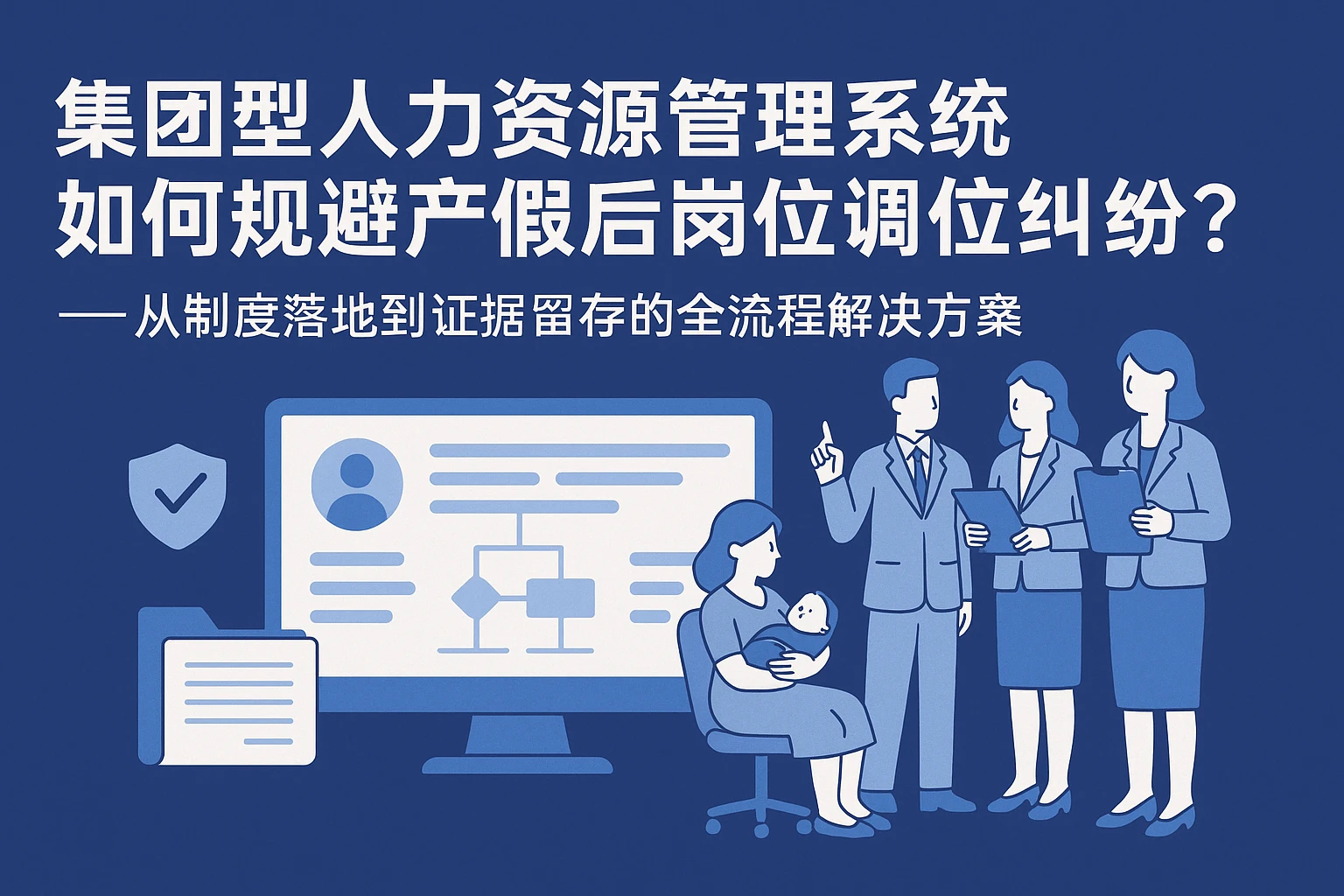 集团型人力资源管理系统如何规避产假后岗位调整纠纷？——从制度落地到证据留存的全流程解决方案