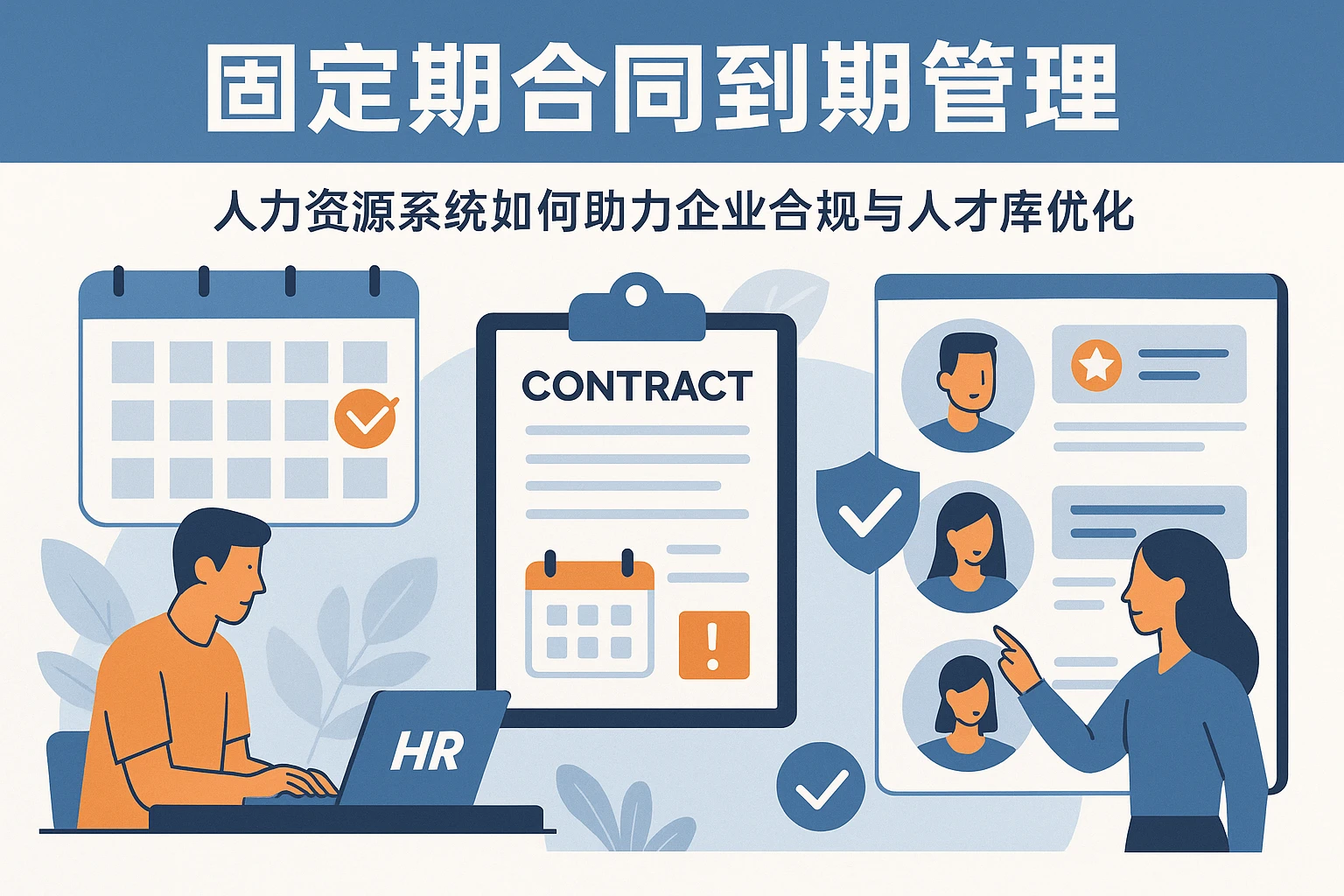 固定期合同到期管理：人力资源系统如何助力企业合规与人才库优化