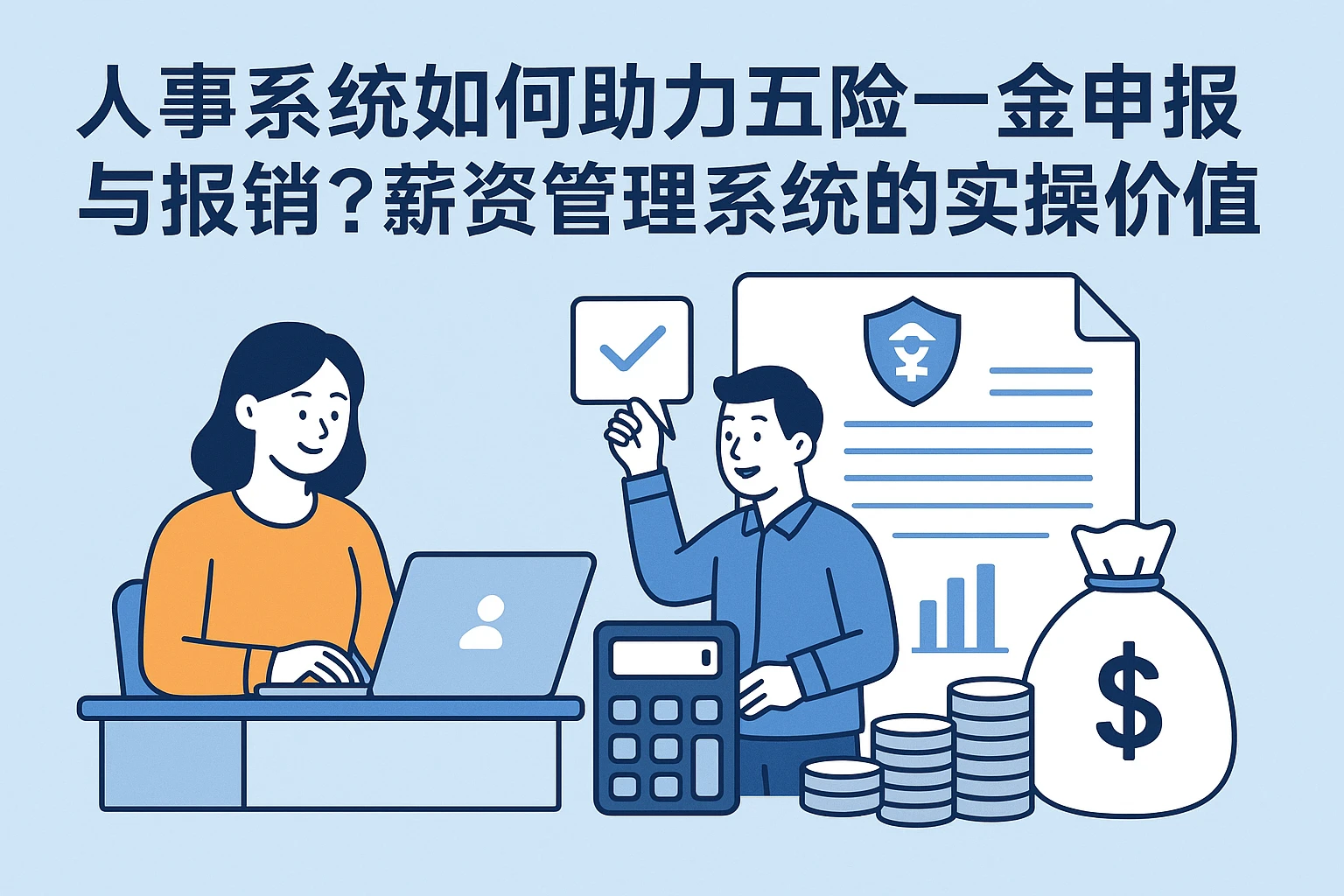 人事系统如何助力五险一金申报与报销？薪资管理系统的实操价值