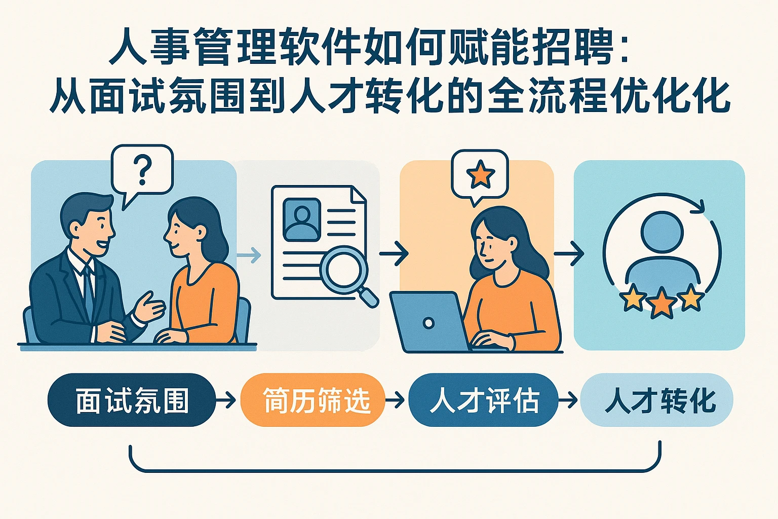 人事管理软件如何赋能招聘：从面试氛围到人才转化的全流程优化