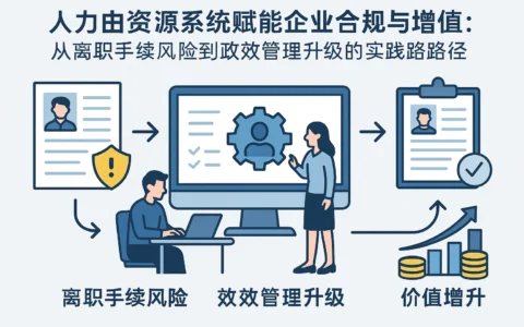 人力资源系统赋能企业合规与增值:从离职手续风险到绩效管理升级的实践路径