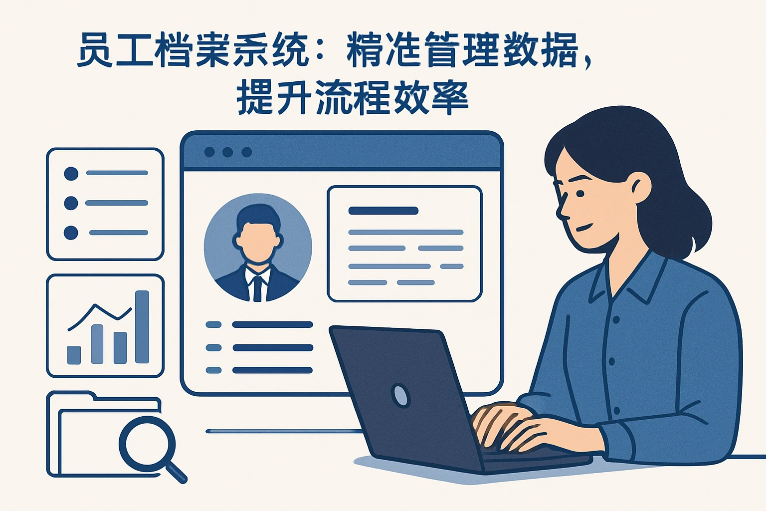 2. 员工档案系统：精准管理数据，提升流程效率