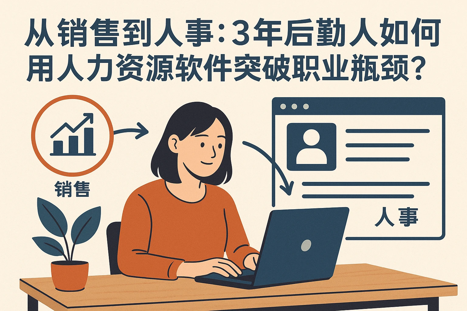 从销售到人事：3年后勤人如何用人力资源软件突破职业瓶颈？