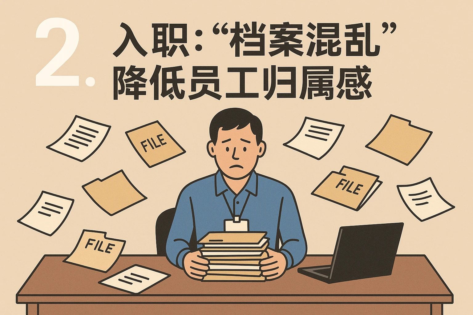 2. 入职：“档案混乱”降低员工归属感