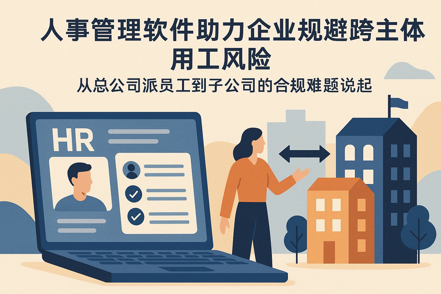 人事管理软件助力企业规避跨主体用工风险——从总公司派员工到子公司的合规难题说起