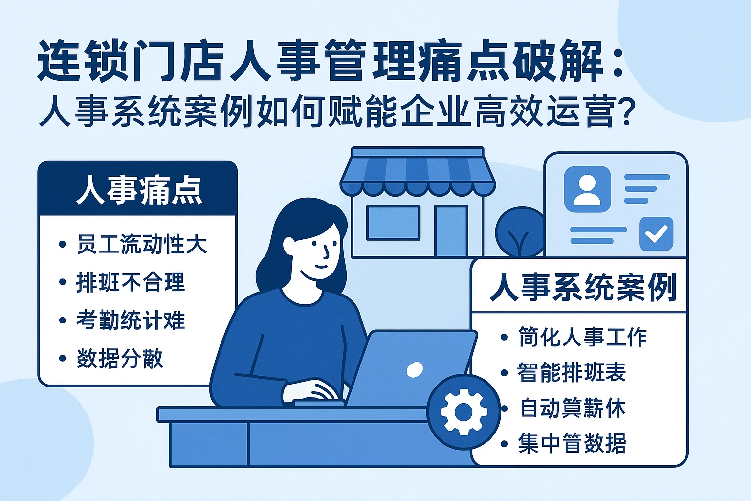 连锁门店人事管理痛点破解：人事系统案例如何赋能企业高效运营？