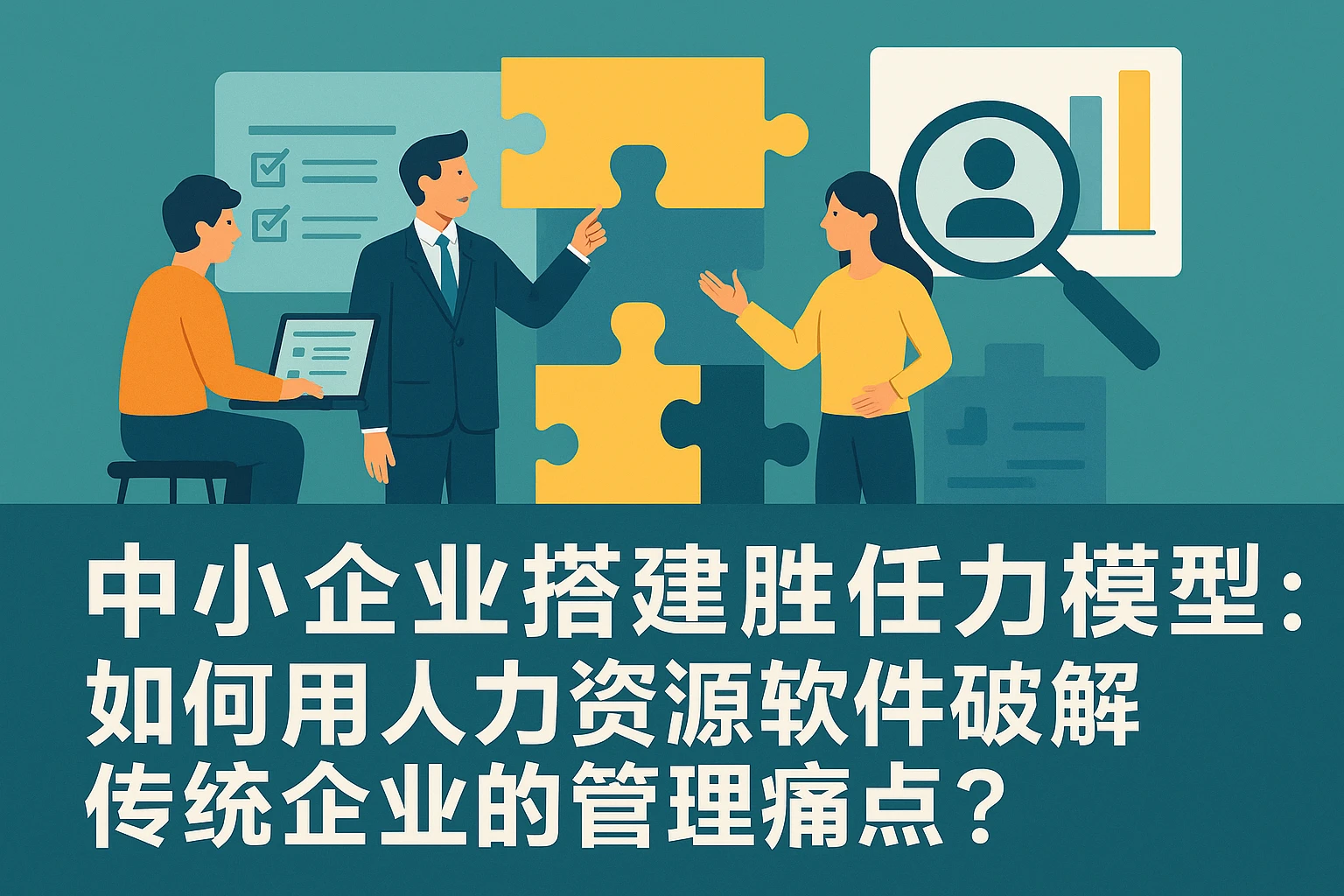 中小企业搭建胜任力模型：如何用人力资源软件破解传统企业的管理痛点？