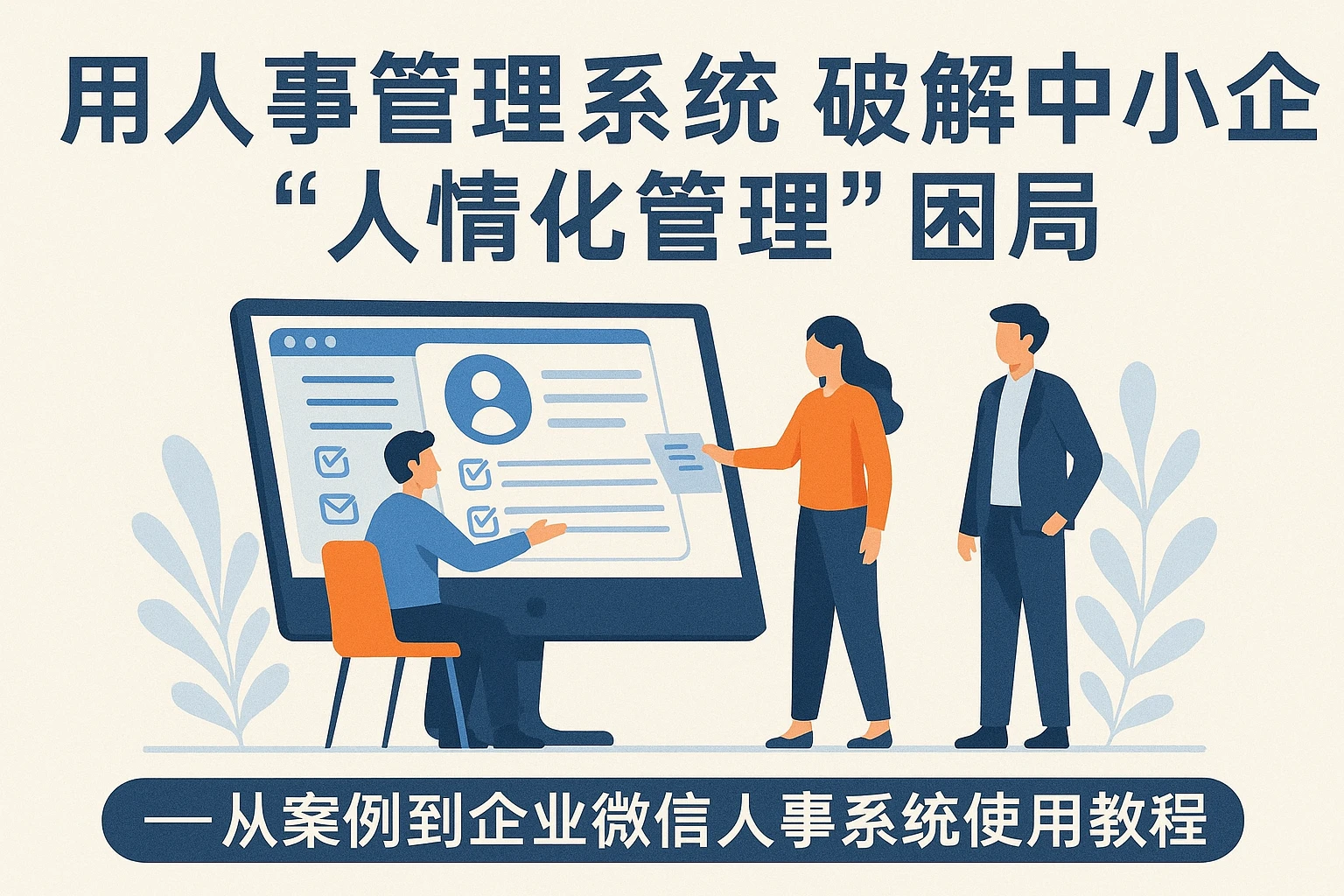 用人事管理系统破解中小企业“人情化管理”困局——从案例到企业微信人事系统使用教程