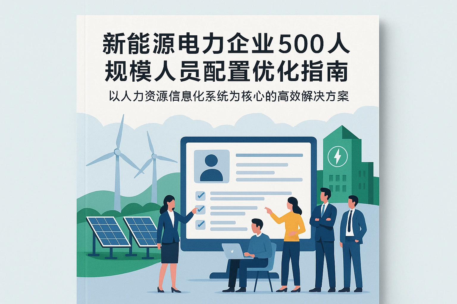 新能源电力企业500人规模人员配置优化指南——以人力资源信息化系统为核心的高效解决方案