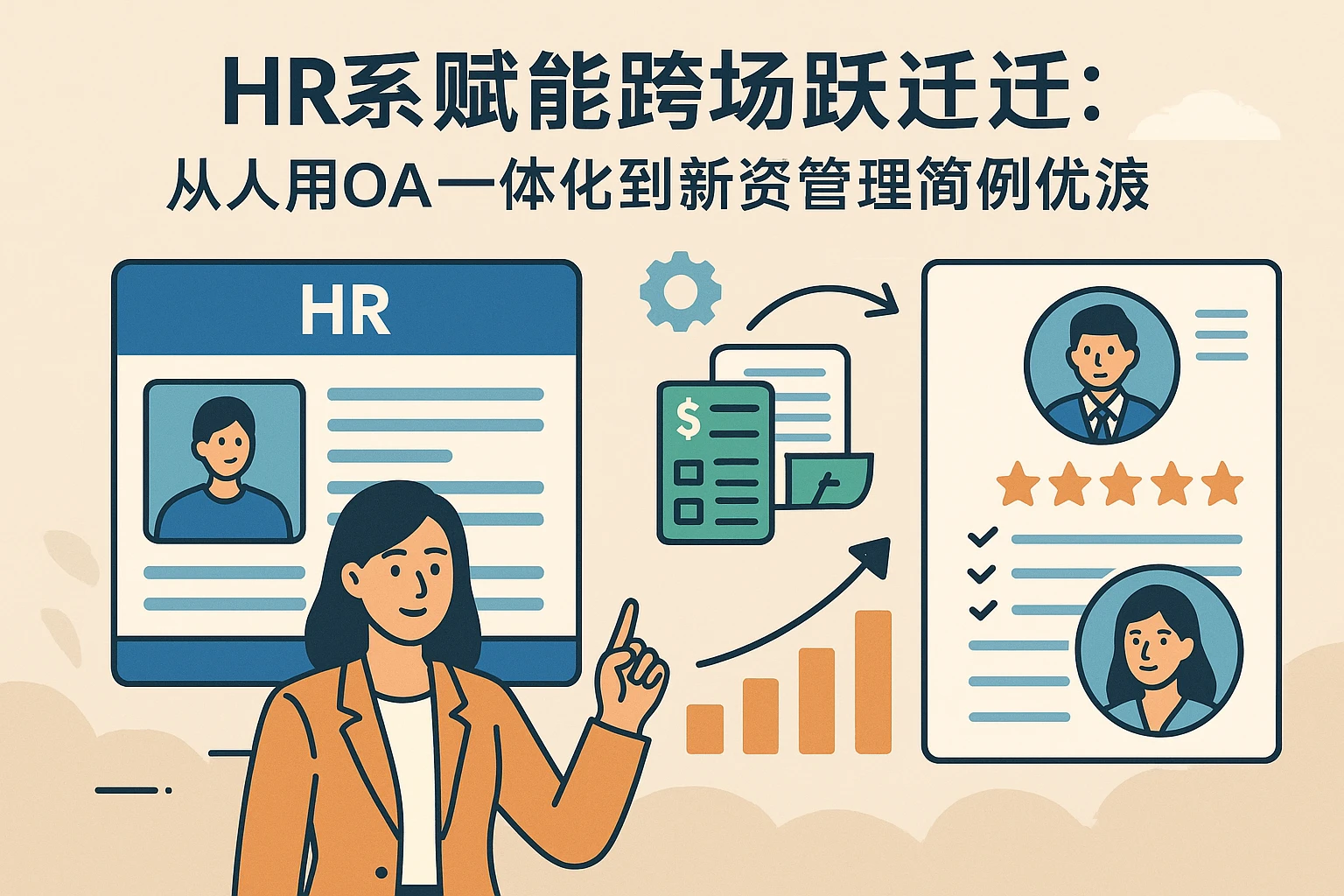 HR系统赋能职场跃迁：从人事OA一体化到薪资管理的简历优化指南
