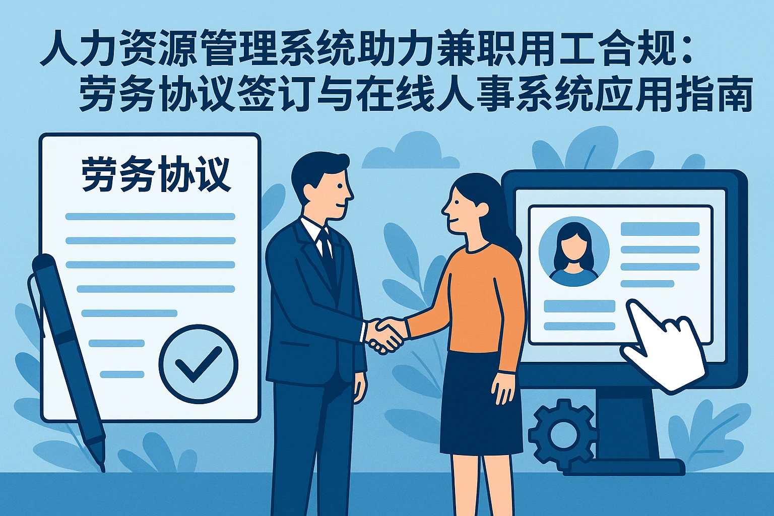 人力资源管理系统助力兼职用工合规：劳务协议签订与在线人事系统应用指南