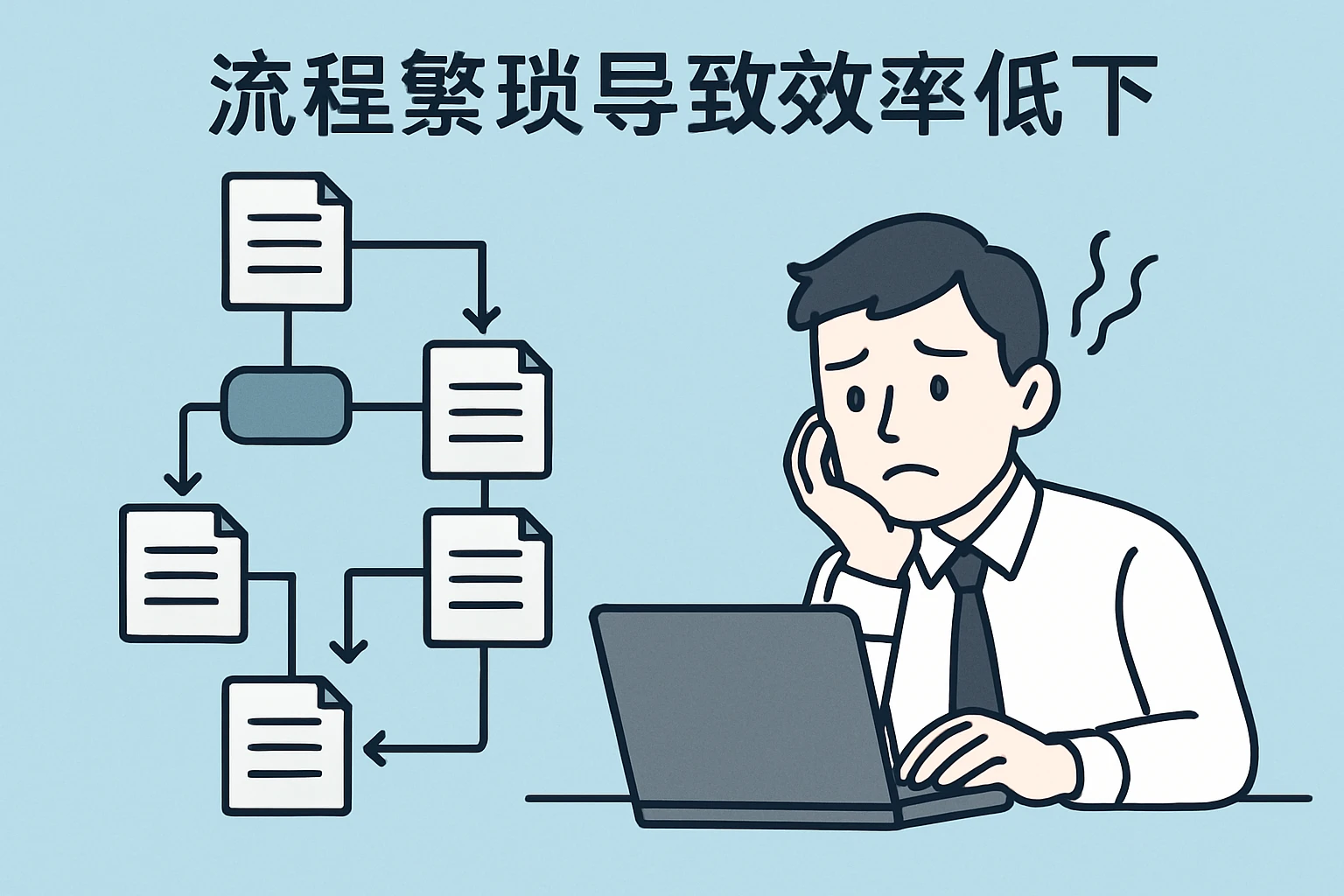 2. 流程繁琐导致效率低下