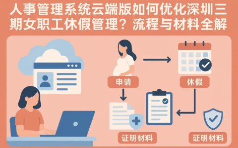 人事管理系统云端版如何优化深圳三期女职工休假管理？流程与材料全解析