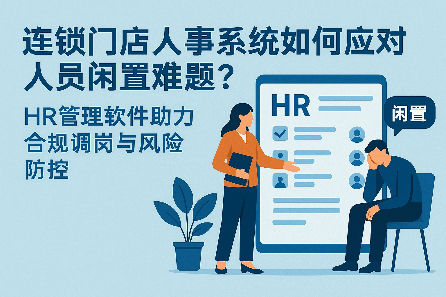 连锁门店人事系统如何应对人员闲置难题？HR管理软件助力合规调岗与风险防控