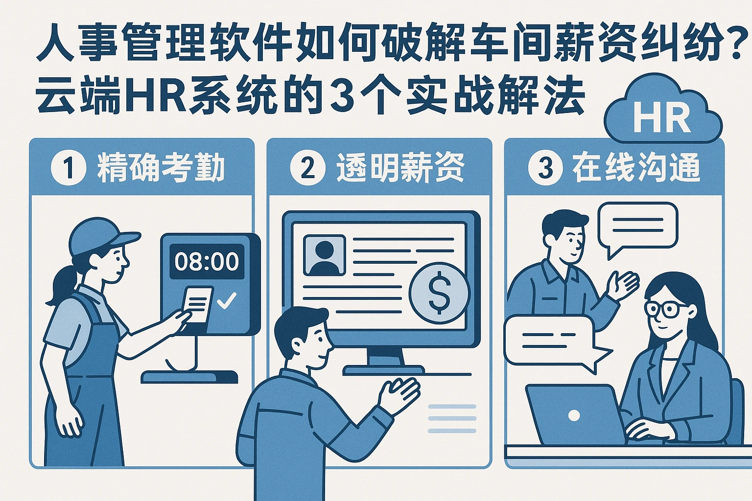 人事管理软件如何破解车间薪资纠纷？云端HR系统的3个实战解法