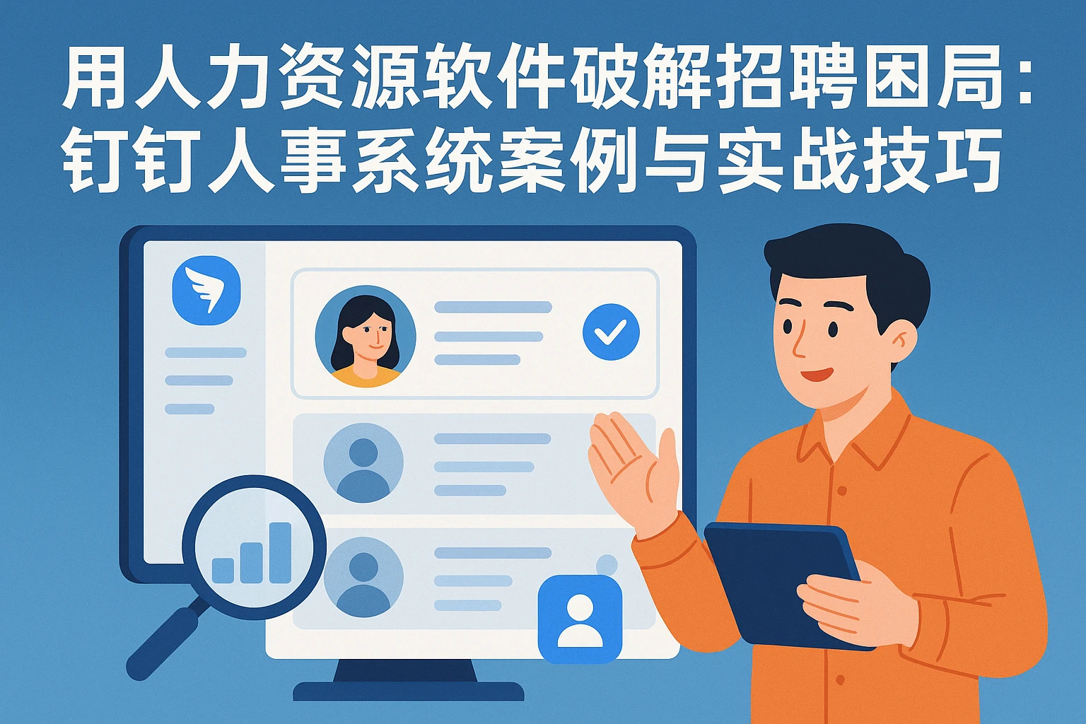用人力资源软件破解招聘困局：钉钉人事系统案例与实战技巧