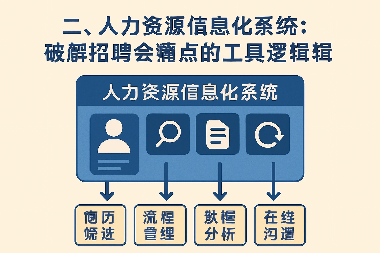 二、人力资源信息化系统：破解招聘会痛点的工具逻辑
