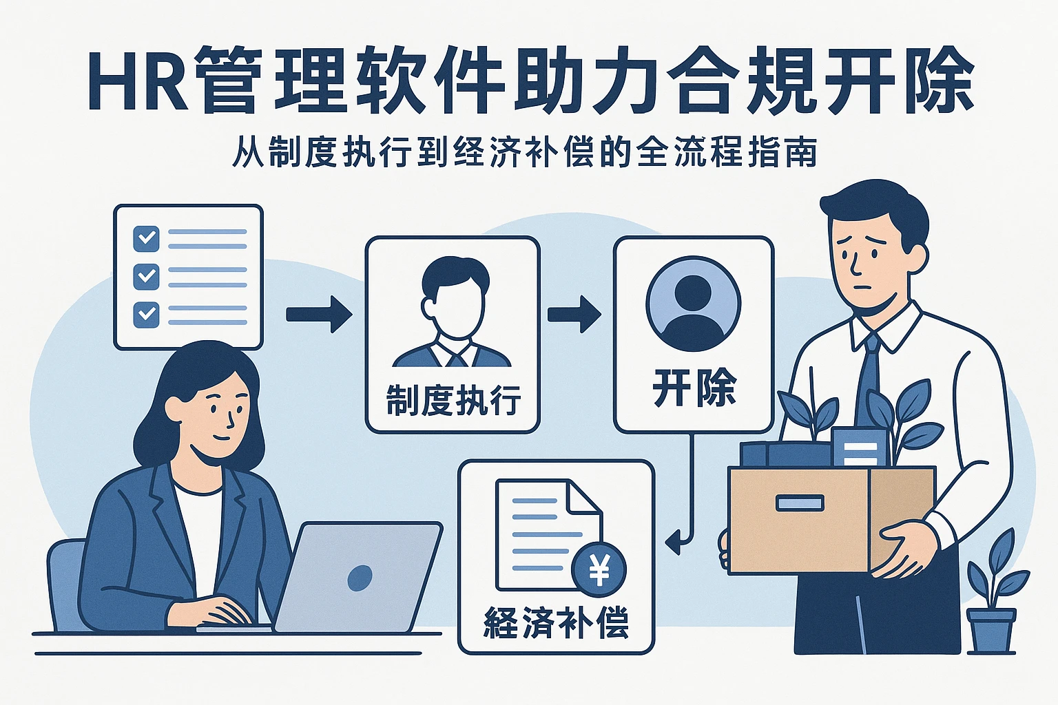 HR管理软件助力合规开除：从制度执行到经济补偿的全流程指南