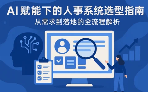 AI赋能下的人事系统选型指南：从需求到落地的全流程解析