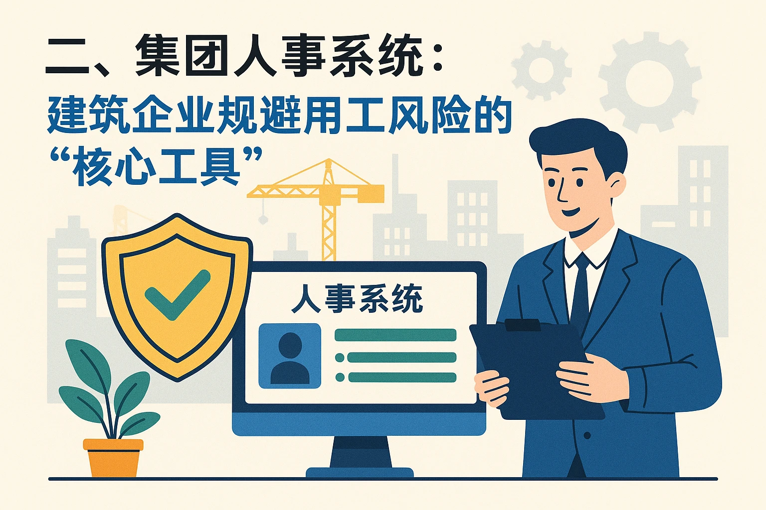 二、集团人事系统：建筑企业规避用工风险的“核心工具”