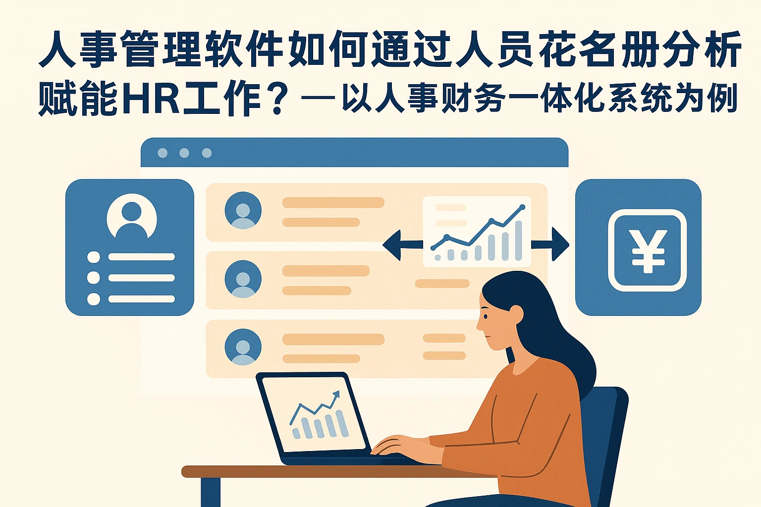 人事管理软件如何通过人员花名册分析赋能HR工作？——以人事财务一体化系统为例