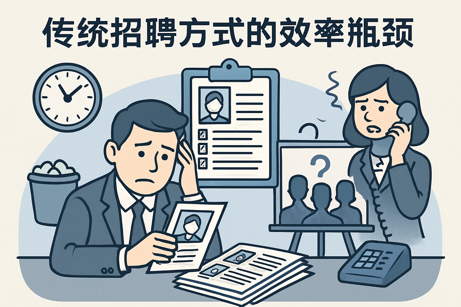 2. 传统招聘方式的效率瓶颈