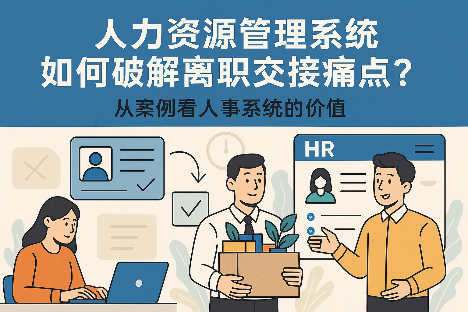 人力资源管理系统如何破解离职交接痛点？从案例看人事系统的价值