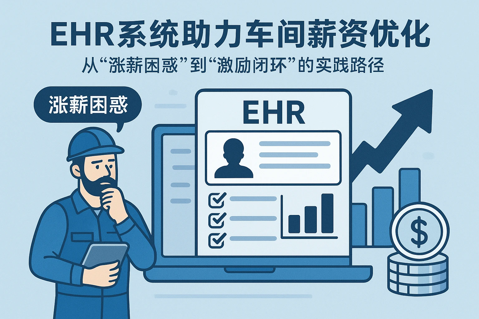 EHR系统助力车间薪资优化：从“涨薪困惑”到“激励闭环”的实践路径