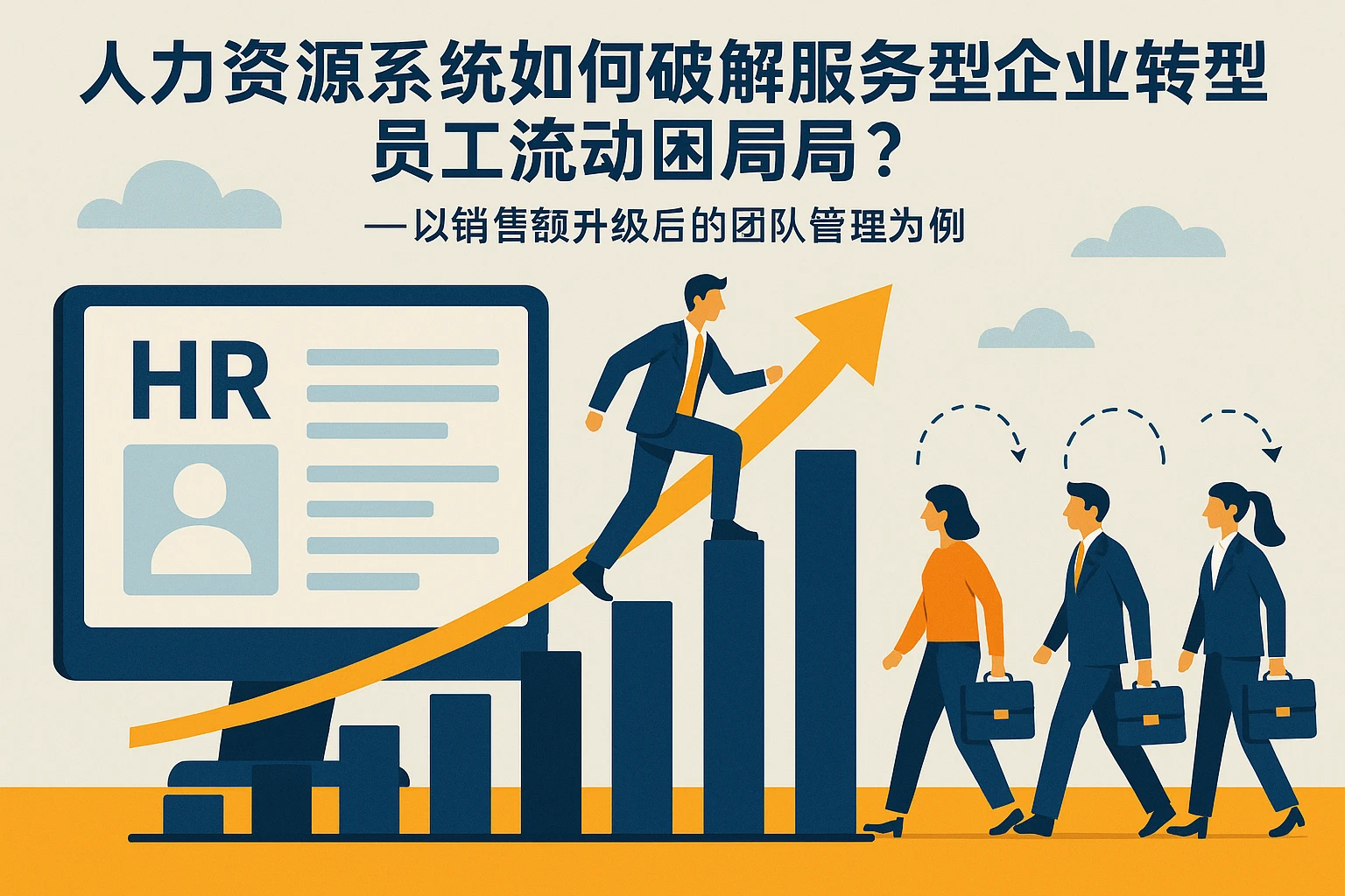 人力资源系统如何破解服务型企业转型期员工流动困局？——以销售额升级后的团队管理为例