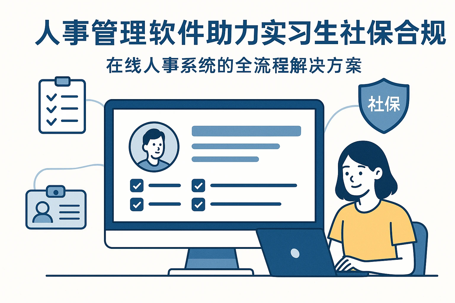 人事管理软件助力实习生社保合规：在线人事系统的全流程解决方案