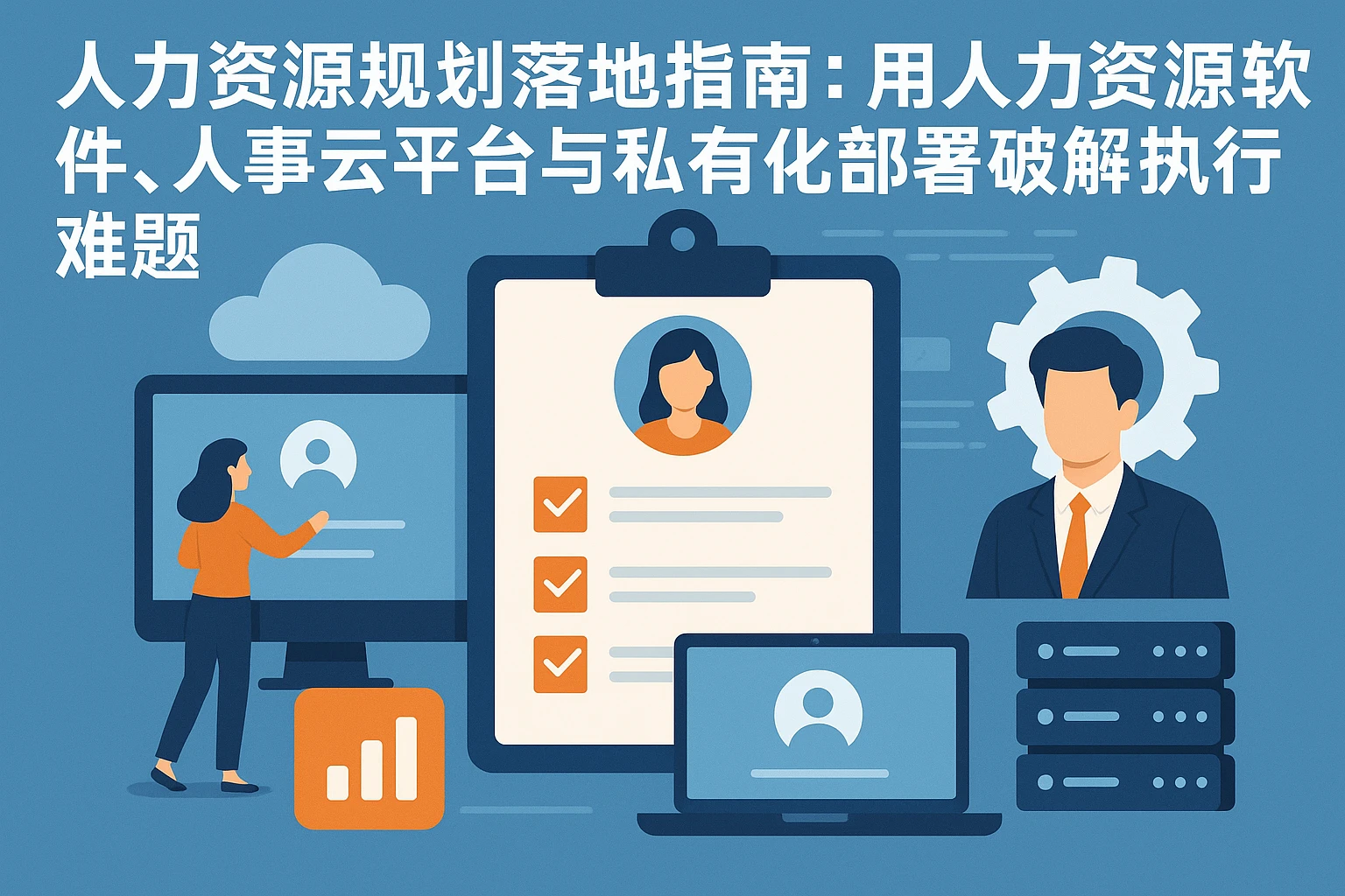 人力资源规划落地指南：用人力资源软件、人事云平台与私有化部署破解执行难题
