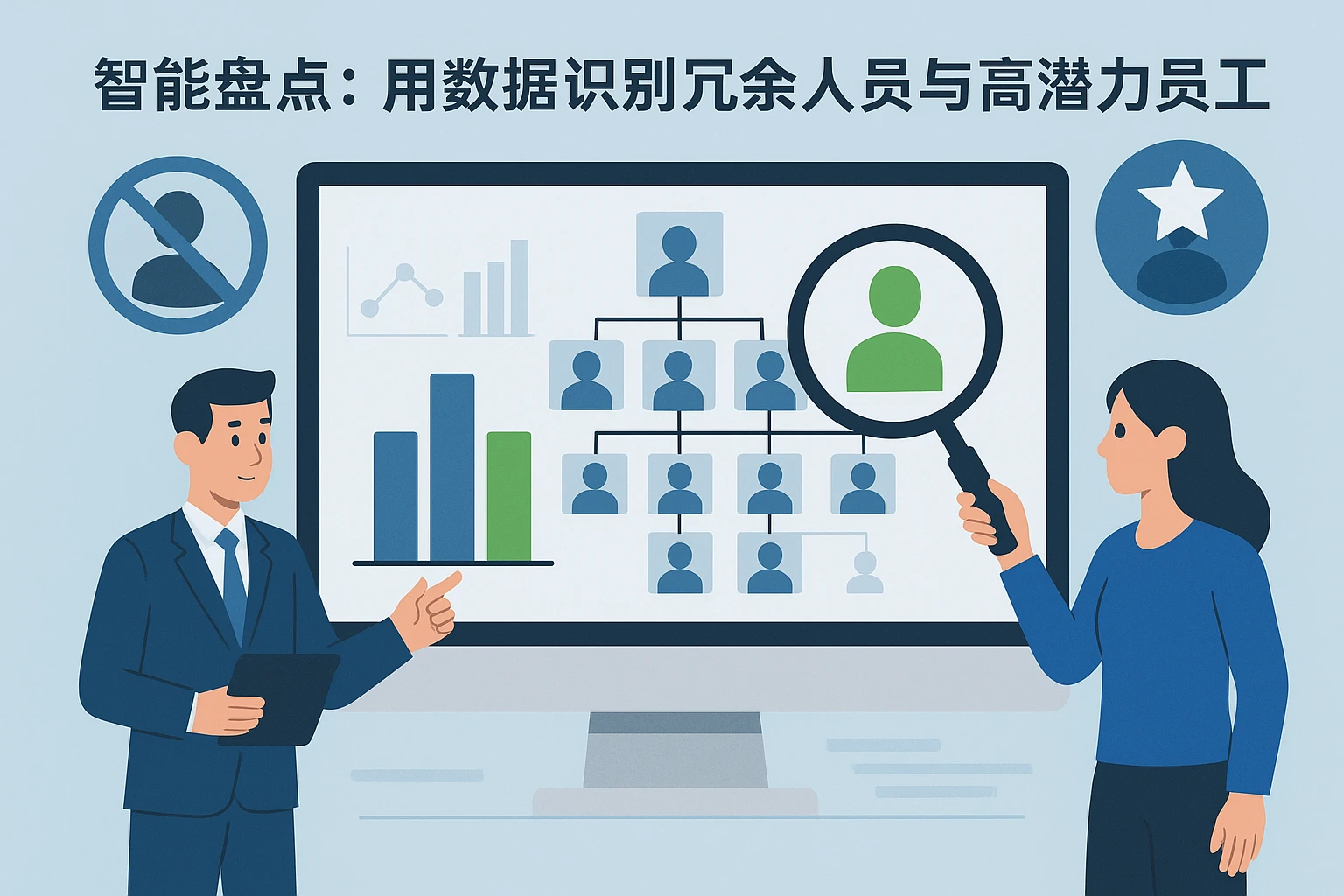 2. 智能盘点：用数据识别冗余人员与高潜力员工