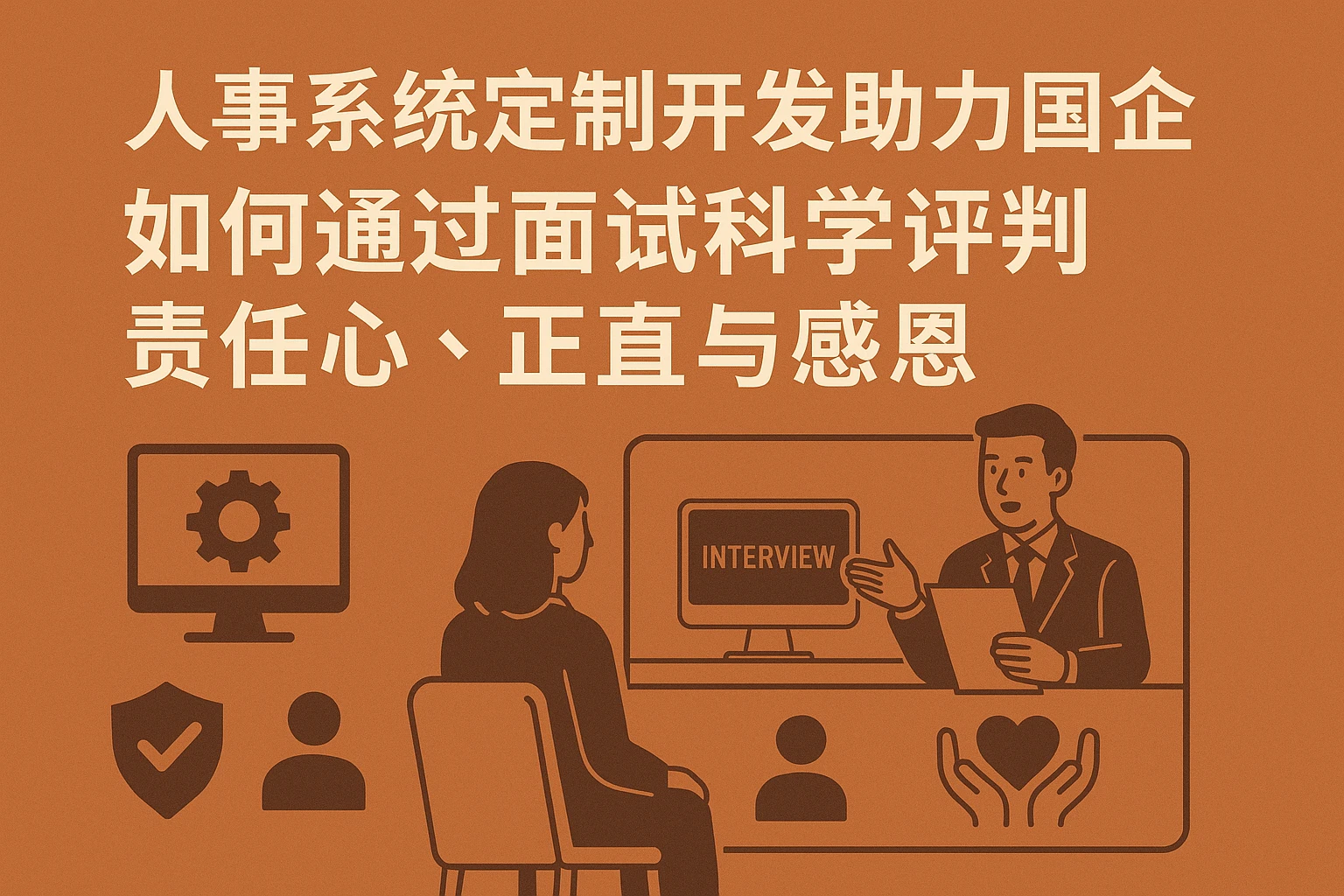 人事系统定制开发助力国企：如何通过面试科学评判责任心、正直与感恩