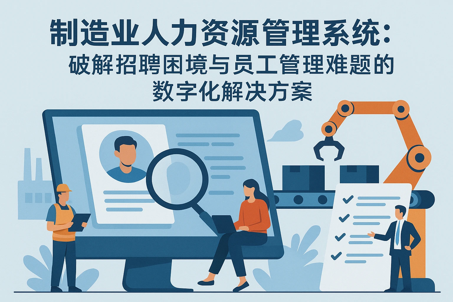 制造业人力资源管理系统：破解招聘困境与员工管理难题的数字化解决方案
