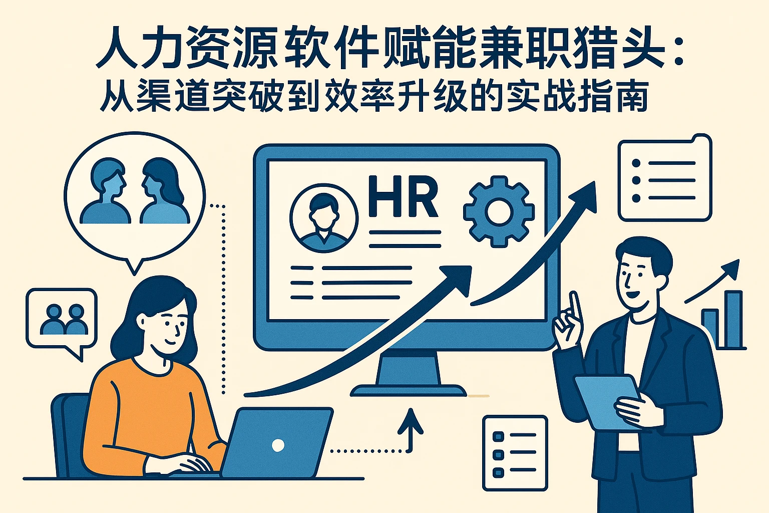 人力资源软件赋能兼职猎头：从渠道突破到效率升级的实战指南