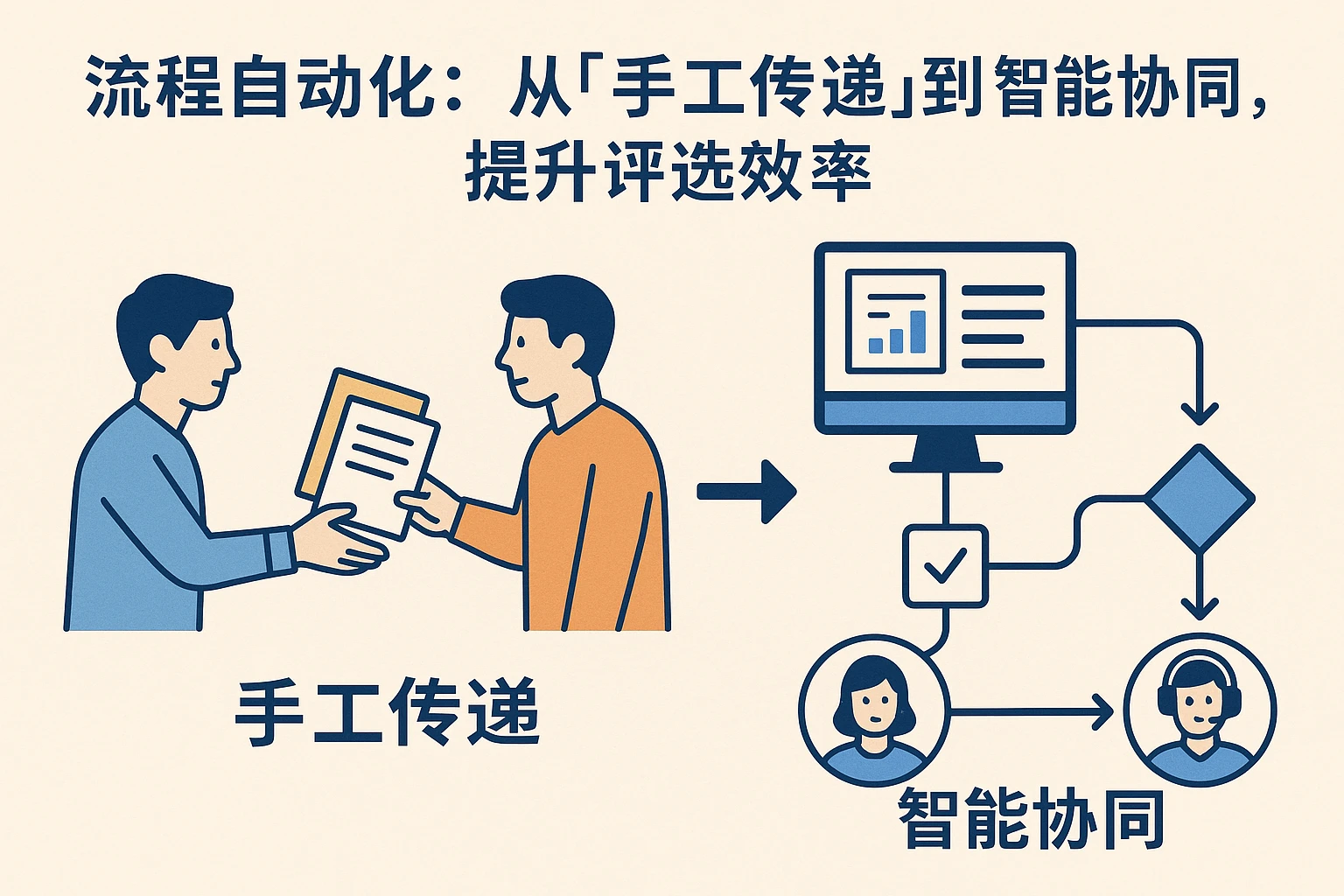 2. 流程自动化：从“手工传递”到“智能协同”，提升评选效率