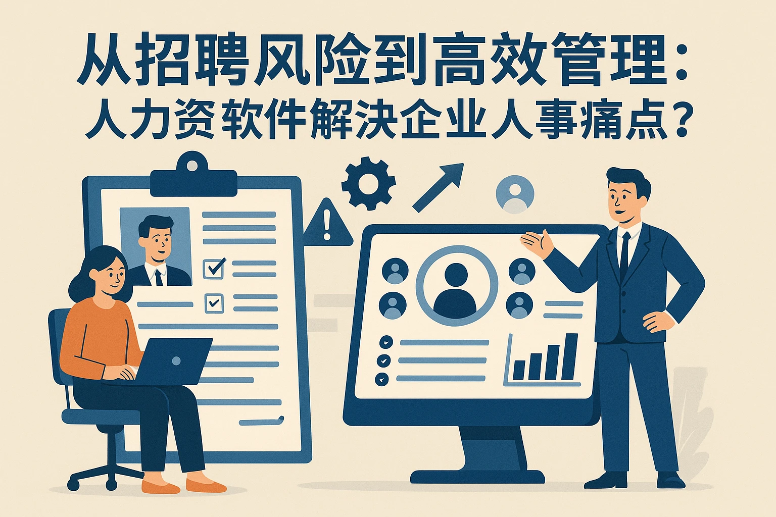 从招聘风险到高效管理：人力资源软件如何解决企业人事痛点？