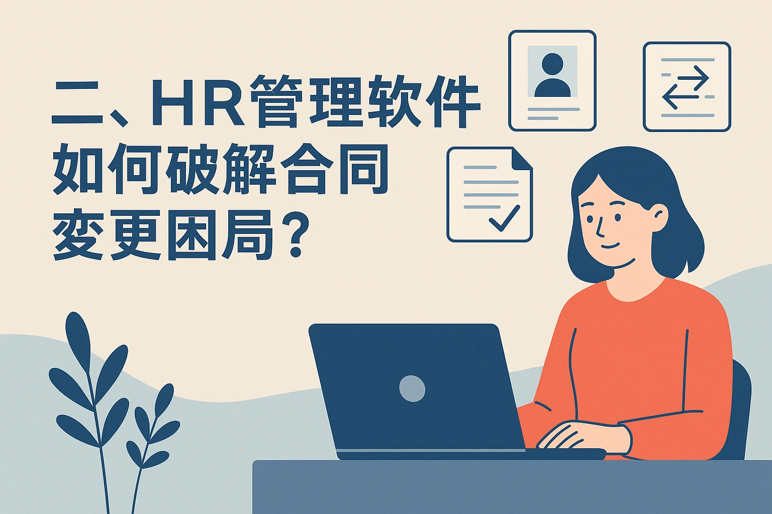 二、HR管理软件如何破解合同变更困局？